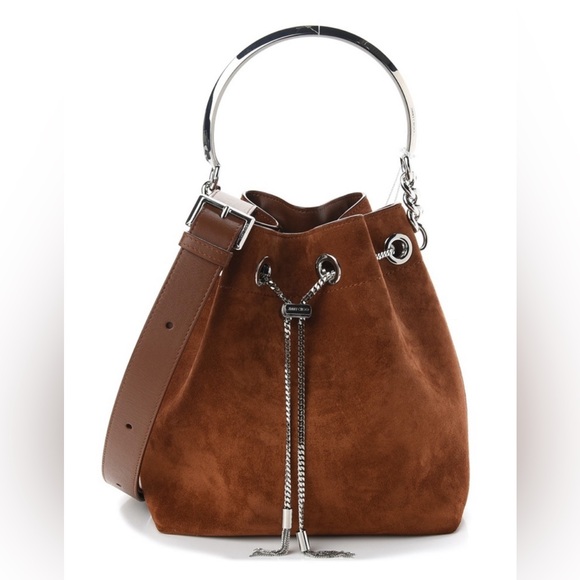 JUST LIKE NEW Jimmy Choo Bon Bon Bucket Bag - Picture 3 of 16